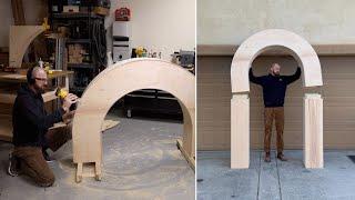 Full Arch Building Process, Woodworking