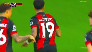 Justin Kluivert Goal Doubles, Wolves vs Bournemouth (2-4), Goals Results and Extended Highlights