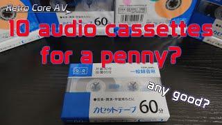 10 NEW Audio Cassettes for a penny!  They must be type 0?