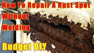 How To Repair Rust On A Car Without Welding With Fiberglass/Box Chevy Caprice Vinyl Top Rust Repair