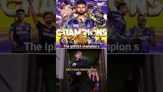 Kkr the ipl Champions  #ipl2024 #shorts