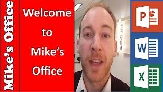 Welcome to Mike's Office!