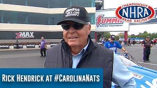 Rick Hendrick joins Greg Anderson at Betway NHRA Carolina Nationals