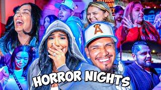 WE TOOK OUR SIBLINGS TO HORROR NIGHTS *SURPRISE*