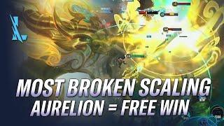 AURELION SOL IS THE MOST BROKEN SCALING CHAMPION! LATE GAME = FREE WIN | RiftGuides | WildRift