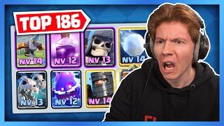 JE TESTE LES DECKS du TOP 200 MONDE (il y a des trucs chelous) !! - Clash Royale