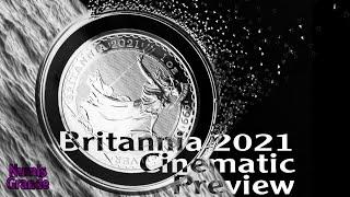 2021 Britannia Bullion 1oz Silver Coin | 4K Macro | Cinematic Iphone |#britannia #silverstacking