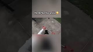 Br*ke his Ankle #short #fail #crazy #shorts #shortvideo #scooter