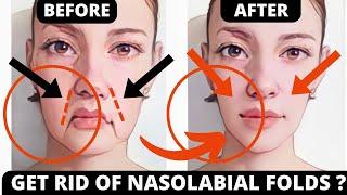 HOW TO REDUCE NASOLABIAL FOLDS ? FACE LIFTING EXERCISES FOR SMILE LINES, LAUGH LINES