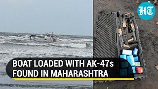 Arms-laden boat at Raigad beach triggers security scare; Maha govt rejects terror angle | Details