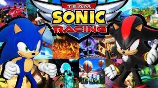 Team Sonic Racing - All Tracks (Full Race Gameplay)