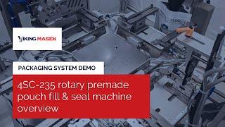 Introducing the ALL NEW automatic premade pouch packing machine 4SC-235