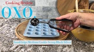 OXO Good Grips Medium Cookie Scoop,Black/Silver | Review