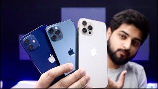 iPhone 12 vs 12 Pro vs 12 Pro max | Honest Comparison in Hindi | Mohit Balani