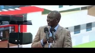 Pres Ruto,Tutawapea title deed ,na tuambie wanajeshi wakae kando,  announced a donation of Ksh 20M