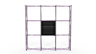 How To Assemble Pop Up Stand Shelving | XL Displays