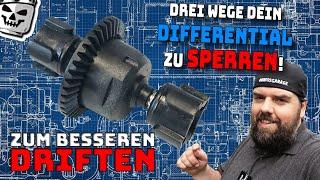 RC DRIFT SPEZIAL Diff Sperren für TT01 TT02 und Andere Differential  100% sperren Tamiya Kyosho