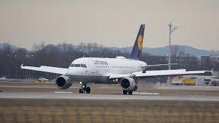 45 min Munich Airport Plane Spotting Landing Takeoff A350 A340 A330 Boeing 747 777 737 and many more