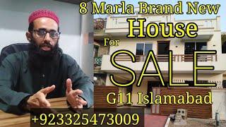 8 Marla Brand New House For Sale In G-11 Islamabad, Beautiful House, Good Location. Property Of ISB