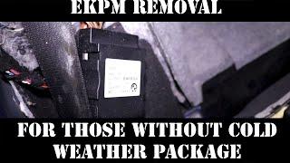 How to remove your Fuel Pump Module / EKPM without rear folding seats/cold weather package