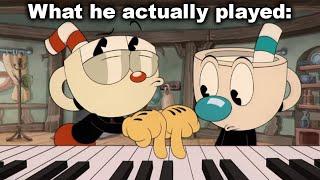 Pianos are Never Animated Correctly... (Cuphead Piano Lesson)