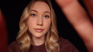 ASMR Face Pressing & Covering Your Eyes For Sleep 