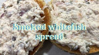 Smoked whitefish spread