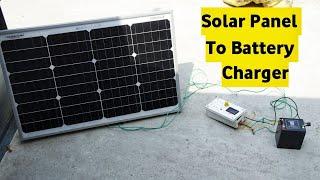 22V Soler To 12V Battery Charge || Sud Experiment || How To Make Soler Charger