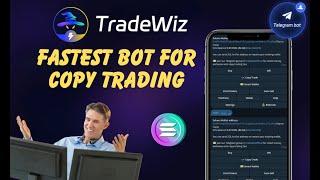 TradeWiz Trading Bot Quick Set Up - How To Copy Trade Solana Meme Coins Like A Pro!