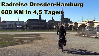 Radreise von Dresden nach Hamburg in 4,5 Tagen auf dem Elberadweg (Teil1)