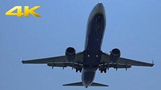 [4K] Spectacular Boeing 737 Overhead Approach to Corfu Airport | Ryanair EI-DWY | 14.08.2015