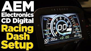 AEM Electronics CD Digital Racing Dash SETUP (CD-5/CD-7)