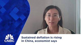 Sustained deflation is rising in China, economist says