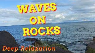 Waves on the rocks