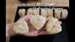 How to make Mini Onigiri  ( rice ball)