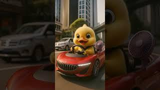 Duckling Brings Home a Fan to Beat the Heat #shorts #cute #pets #ducklings