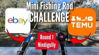 “Micro Fishing Rod Challenge” eBay vs Temu round 1 Nindigully