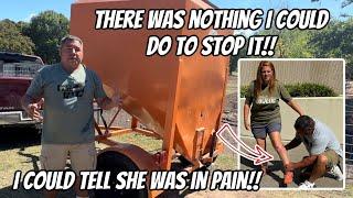 Stephanie‘s accident is worse than what we thought!! I felt helpless.￼