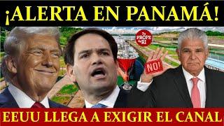 ¡ALERTA EN PANAMÁ! ESTO VA EN SERIO. LLEGA MARCO RUBIO A EXIGIR EL CANAL EN NOMBRE DE TRUMP