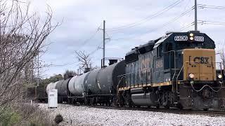 Solo CSX GP40-2 6406 Leads Local L665-15 on 11/15/24