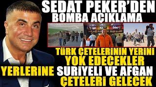 Sedat Peker'den Bomba Açıklama : Türk Çetelerini Yok Edecekler Yerlerine Onlar Gelecek?