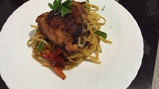 Chicken Thighs Asian Noodles