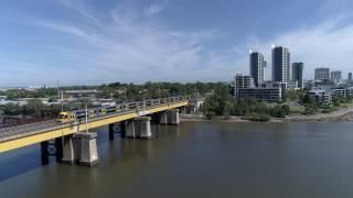 RailGallery - Aerial footage - Meadowbank - Sydney Trains