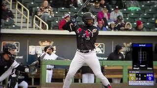 Salt Lake Bees(Angels - Triple-A) Jo Adell hits home run vs. Albuquerque