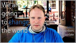 HARMONIC ATHEIST - We are going to change the world: 1K subscribers update