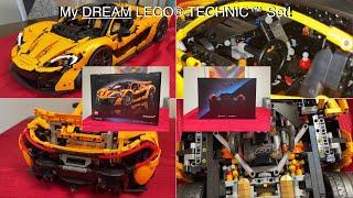 LEGO TECHNIC McLaren P1™ 42172 Speed Build and Brief Review [1080p 60 fps]