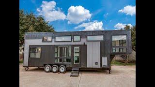 39' Gooseneck Tiny Home RV: High-End Finishes & HUGE Windows