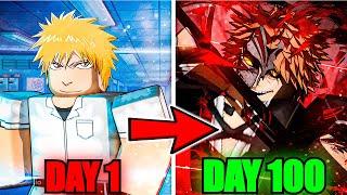 Spending 100 Days As True Vizard Bankai Ichigo Kurosaki In Type Soul...(Roblox)