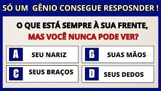 VOCÊ CONSEGUE RESPONDER A ESSES 35 ENIGMAS COMPLICADOS? QUIZ DE ENIGMAS COM RESPOSTAS