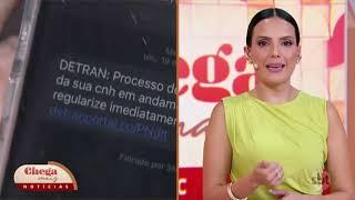 Sua CNH será suspensa! Clique aqui para evitar… Golpe - Entrevista SBT Chega Mais